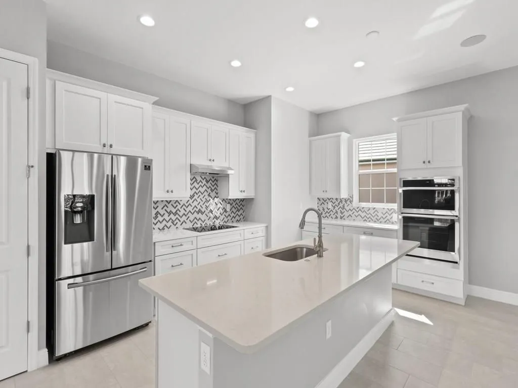 Custom tile backsplash